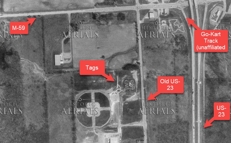 Striking Lanes (Tags Adventure Golf) - Historical Aerial Tags